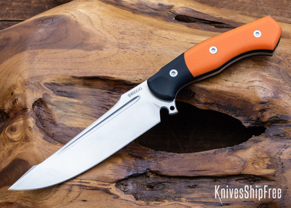 Begg Knives: Alligator - Orange G-10 - Sandvik 14C28N - Satin